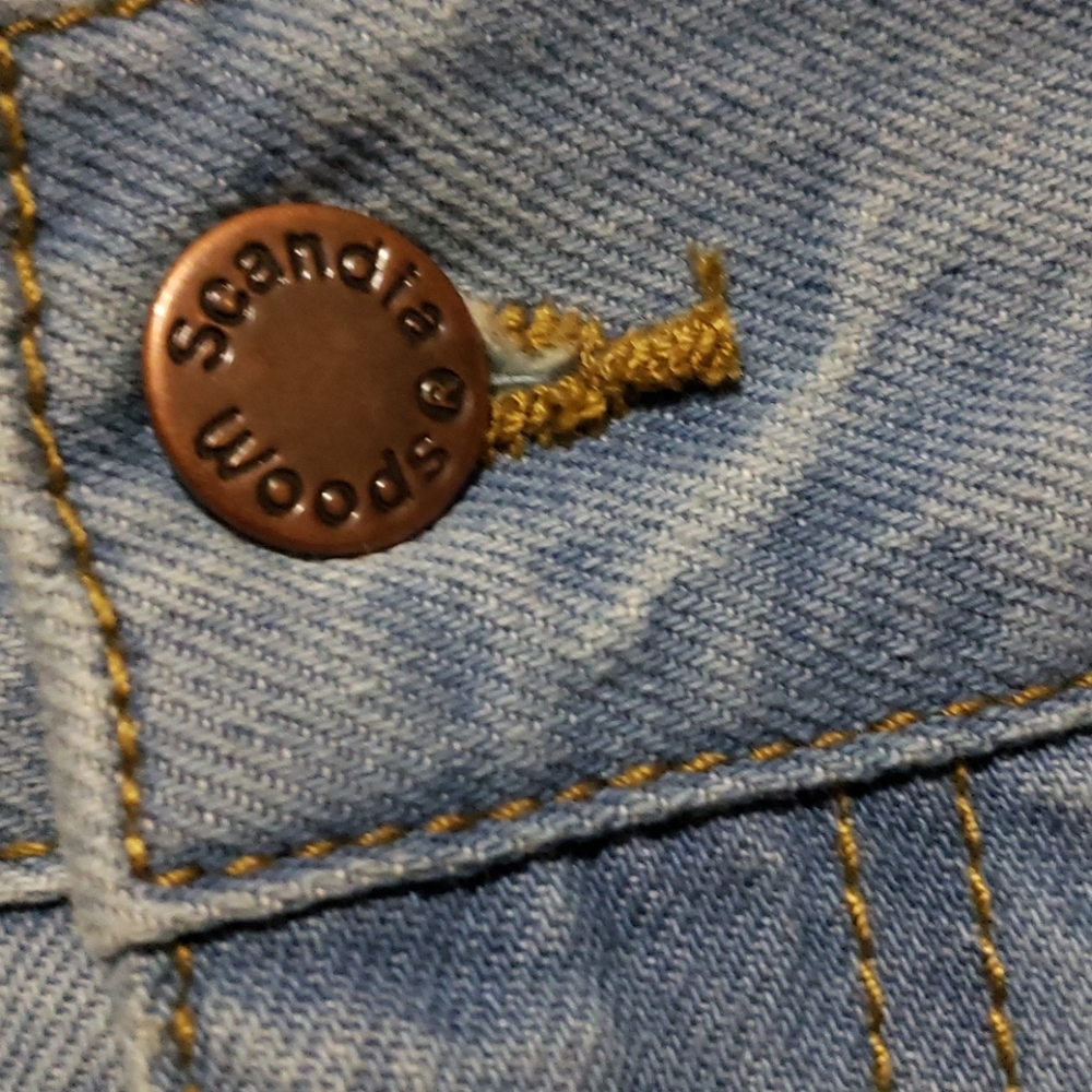 JEANS Scandia Woods Blue 5-Pockets Denim Size 30X32l - Picture 4 of 8